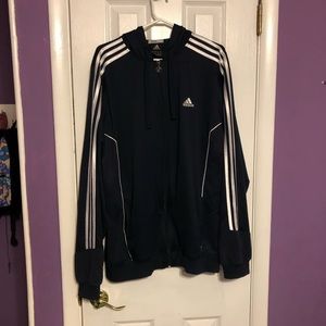 Navy Adidas track jacket